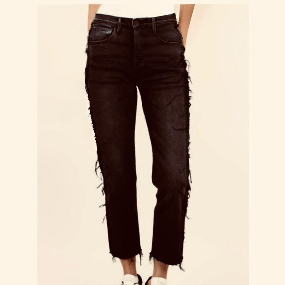 3x1 Denim - 3x1 Distressed Boyfriend Crop Jeans 26